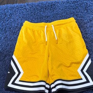 Yellow Jordan shorts